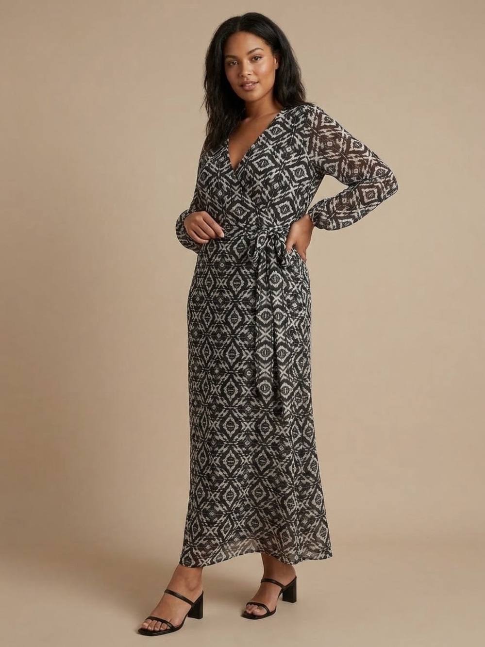 Espresso Maxi Drees With Print